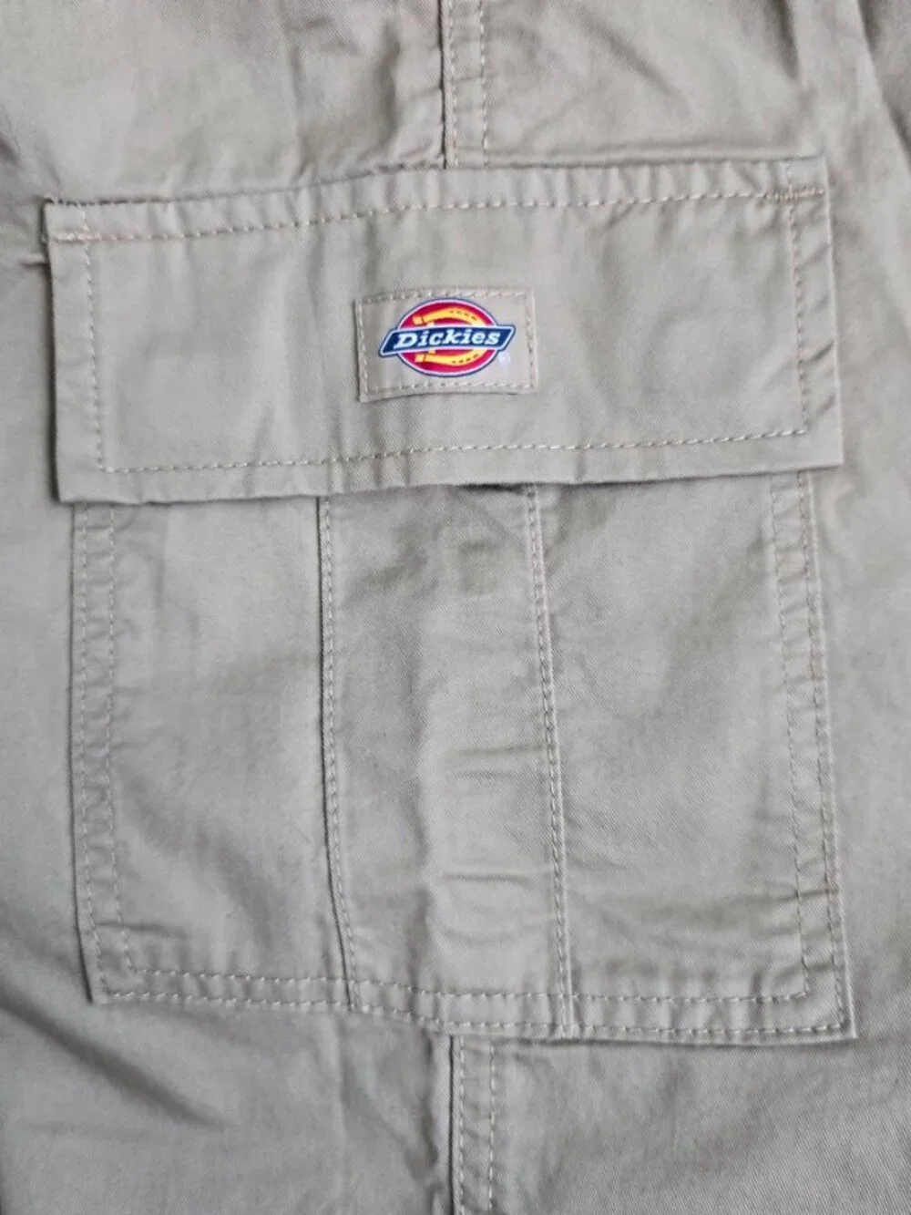 Dickies Womens Relaxed Fit Drawstring Cargo Pants Gorpcore Streetwear M Tan